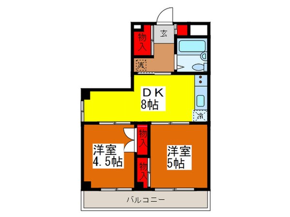 コモクレッセの物件間取画像